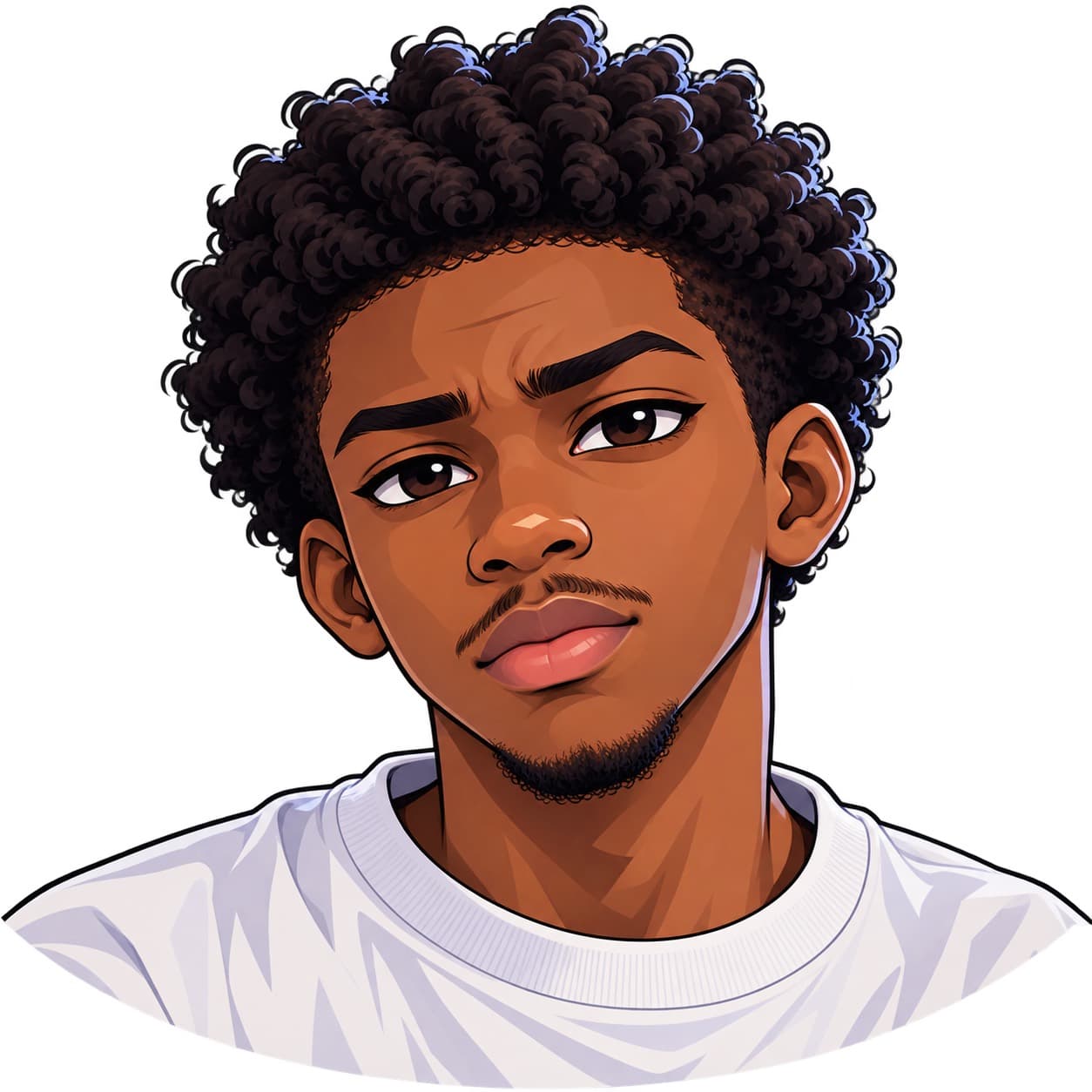 Portrait illustré d’Aris NK